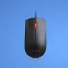 5266214 Essential 3 düğmeli kablolu USB mouse, siyah