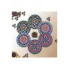 6lı Ahşap Bardak Altlığı BRD-009