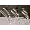 6lı Kavisli Cam Pipet Seti