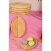 6lı Oval Servis Tabağı Seti – Kahvaltı ve Sunum Tabakları