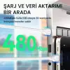 60W Type-C to Type-C Hızlı Şarj ve Data Kablosu 1.2 Metre