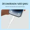 60W Type-C to Type-C Hızlı Şarj ve Data Kablosu 1.2 Metre