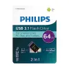 64GB OTG çift bağlantılı Type-C ve USB flash bellek