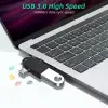 6549 Micro USB Type-C 3 In 1 OTG Dönüştürücü, USB 3.0 Girişli Type-C - Micro USB Adaptör