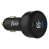 65W LED ekranlı Type-C + USB-A araç şarj aleti, iPhone, Android ve notebook uyumlu