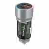 67W Turbo Araç Şarj Başlığı – USB + PD Girişli