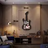 Mey İthalat® Modern Rock Serisi: Siyah Lazer Kesim Gitar Figürlü Çoklu Anı Çerçevesi