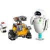 LEGO ǀ Disney ve Pixar WALL-E ve EVE 43279 | Film Sever Yetişkinler için Dekoratif ve Koleksiyonluk Animasyon Film Karakterleri Model Yapım Seti, Hediye Fikri (811 Parça)