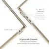 MacBook Air【M5/M4/M3/M2】13.6 inç | ile Uyumlu Crystal Ultra Şeffaf Sert Kılıf | 2026/2025/2024/2023/2022 | A3449 - A3240 - A3113 - A2681 | Yılları ve Model Numaraları (Şeffaf, 13.6 inç)