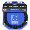15-fit (4.5m) Enstrüman Kablosu, Düz/Açılı ¼ Jack (BIC-15A)