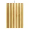 Bambu Kesme Tahtası – 26x36 cm Metal Kulp­lu Doğal Ahşap Kesim Panosu, Sebze ve Et Kesme Tahtası, Çizilmez, Hijyenik ve Dayanıklı
