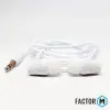Factor­ M FM­03 Kulakiçi Mikrofonlu Kablolu Kulaklık Beyaz (FM­FM03KB)
