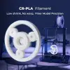CR-PLA Filament, 1.75mm 3D Yazıcı Filamenti, 1.0kg (2.2lbs) Makara, Çözgü Arttırılmış Tokluk Yok, Boyutsal Doğruluk ± 0.03mm Baskı Filamenti, FDM 3D Yazıcılar için Uygun (Gri)