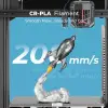 CR-PLA Filament, 1.75mm 3D Yazıcı Filamenti, 1.0kg (2.2lbs) Makara, Çözgü Arttırılmış Tokluk Yok, Boyutsal Doğruluk ± 0.03mm Baskı Filamenti, FDM 3D Yazıcılar için Uygun (Gri)