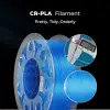 CR-PLA Filament, 1.75mm 3D Yazıcı Filamenti, 1.0kg (2.2lbs) Makara, Çözgü Arttırılmış Tokluk Yok, Boyutsal Doğruluk ± 0.03mm Baskı Filamenti, FDM 3D Yazıcılar için Uygun (Gri)