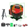 KBL41GTP 30Metre 4x90⁰/1x360⁰ Otomatik Hizalamalı Li-ion Çift Akülü Profesyonel Yeşil Çapraz Çizgi Lazer Distomat + Tripod