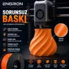 PLA+ Filament 1.75 mm 1 kg Turuncu - Yüksek Hızlı Baskı, ±0.02mm Tolerans, FDM/AMS Uyumlu 3D Yazıcı Filamenti