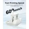 Resmi Hyper PETG Filament 1.75mm, Yüksek Hızlı PETG 30-600mm/s 3D Yazıcı Filament PETG, Boyutsal Doğruluk ± 0.03 mm, Çoğu 3D Yazıcıya Uyar, 1KG (2.2lbs) Makara Şeffaf