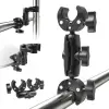 Çift Başlı Superclamp Gidon Montaj & 200 cm Görünmez Selfie Çubuğu; Insta360 X3, X2, X4, X5, One RS, GO 3, One X, Evo ile Uyumlu, Alüminyum Çubuk, 1/4,360­° Ayarlanabilir