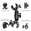 Çift Başlı Superclamp Gidon Montaj & 200 cm Görünmez Selfie Çubuğu; Insta360 X3, X2, X4, X5, One RS, GO 3, One X, Evo ile Uyumlu, Alüminyum Çubuk, 1/4,360­° Ayarlanabilir