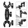 Çift Başlı Superclamp Gidon Montaj & 200 cm Görünmez Selfie Çubuğu; Insta360 X3, X2, X4, X5, One RS, GO 3, One X, Evo ile Uyumlu, Alüminyum Çubuk, 1/4,360­° Ayarlanabilir