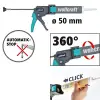MG 310 Kartuș Presi Compact 4357000 – Silikon Enjeksiyon için Kartuș Tabancası, Yapıștırıcı ve Akrilik, 310 ml Kartușlar için