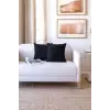 Siyah 43x43 cm 2li Teddy Puffy kır­lent kılıfı
