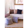 Siyah 43x43 cm 2li Teddy Puffy kır­lent kılıfı