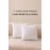 Silikon elyaf dolgulu 2li kır­lent iç yastık dolgusu