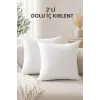 Silikon elyaf dolgulu 2li kır­lent iç yastık dolgusu