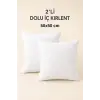 Silikon elyaf dolgulu 2li kır­lent iç yastık dolgusu