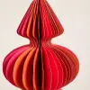 Fușya-turuncu dekoratif obje, 40 Cm