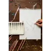 Çizim Defteri, Pastel Pembe, İnce, Asitsiz Kağıt, 80 Yaprak Ciltli, Kalınlık: 140 g/m2), 5,1 x 8,3 inç (13 x 21 cm), ターレンスジャパン(Talens Japan) Tarens T9314-012M Art Creations Eskiz Defteri