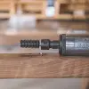 Aşırı Top Burun Döner Çapak 1⁄4 Şaft; Çok Kaba, Bosch, DeWalt, Milwaukee, Makita için Ağaç İşleme Eklentisi. Aşındırıcı Tungsten Karbür 3⁄4(19 mm) Dia. X 1-1⁄8(28.5 mm) Uzunluk, Bnx-34C