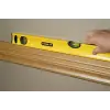 Klasik su terazisi (uzunluk, 100 cm, hassasiyet ± 0,5 mm/m) STHT1-43105, sarı, yatay/dikey su terazisi, şok emici