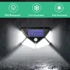 Dış mekan için solar lambalar, 270° dört taraflı aydınlatma, 2200 mAh, 100 LED güneş enerjili lamba, avlu için güneş enerjili lamba -【2 adet】, hareket sensörlü, su geçirmez, duvar lambası, bahçe