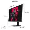 Monitör 24E3 23.8Inç; 165Hz, Fhd, 1080p(1920*1080), 1ms, Ips, Adaptive Sync, Monitörler, Gaming, Hdmi 1.4*2, Dp 1.2*1, Eğilmek：-5~15°, Yukarı ve Aşağı, Görme Açısı 178°, Vesa，75*75 mm, Siyah