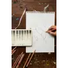 Çizim Defteri, Pastel Pembe, İnce, Asitsiz Kağıt, 80 Yaprak Ciltli, Kalınlık: 140 g/m2), 5,1 x 8,3 inç (13 x 21 cm), ターレンスジャパン(Talens Japan) Tarens T9314-012M Art Creations Eskiz Defteri