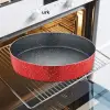 Fırın Tepsisi, N30 Ultra Lüks ⌀30 cm Yuvarlak Granit içi 4 Kat Teflon®Granit Dışı Silikon Kaplı Tava