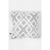 Mila gri 43x43 cm jakarlı kır­lent