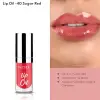 Lip Oil, Cosmetics, 40 Sugar Red Nemlendirici ve Parlatıcı Dudak Bakım Yağı, Kırmızı (3 paketi)