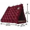 Akat Cosy Fluffy Büyük Boy Bordo Papağan - Kemirgen Hamağı (büyük boyutlu papağanlar.) (Büyük boy:23x 20 x 30 cmdir. (± 1 cm))