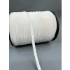 7 mm kadife kurdele-5 metre-beyaz