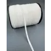7 mm kadife kurdele-5 metre-beyaz