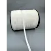 7 mm kadife kurdele-5 metre-beyaz