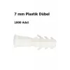 7 mm Plastik Dübel, 1000 Adet
