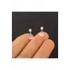 8 mm Şeffaf Akrilik Bioplast Piercing
