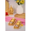 8 Parça Bambu Ahşap Sosluk Çerezlik – Sunum ve Kahvaltı Seti