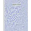 8 x 10 Graph paper; Twisted Beehive, 106 pages, Blue + Orange on White: Imperial 1/4” squared white graph paper and high quality gloss cover by Elizabeth Banks