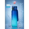 800 ml Çift Renk Softtouch Tritan Su Matarası